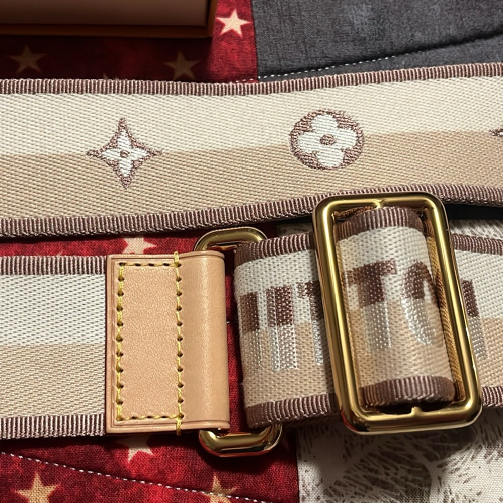 Authentic Louis Vuitton Tan Monogram Strap - image 3